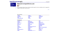 Desktop Screenshot of input-drivers.com